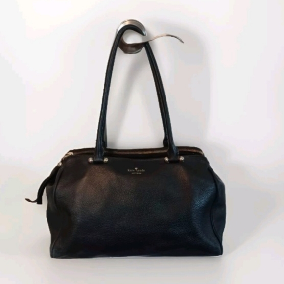 kate spade Handbags - kate spade Kensington Charles Street Black Leather Shoulder Bag